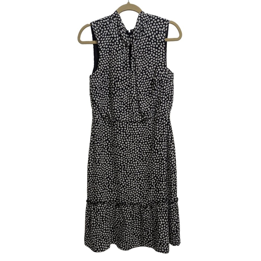 Karl Lagerfeld Polkadot Knee Length Dress Size 8 - Picture 2 of 11